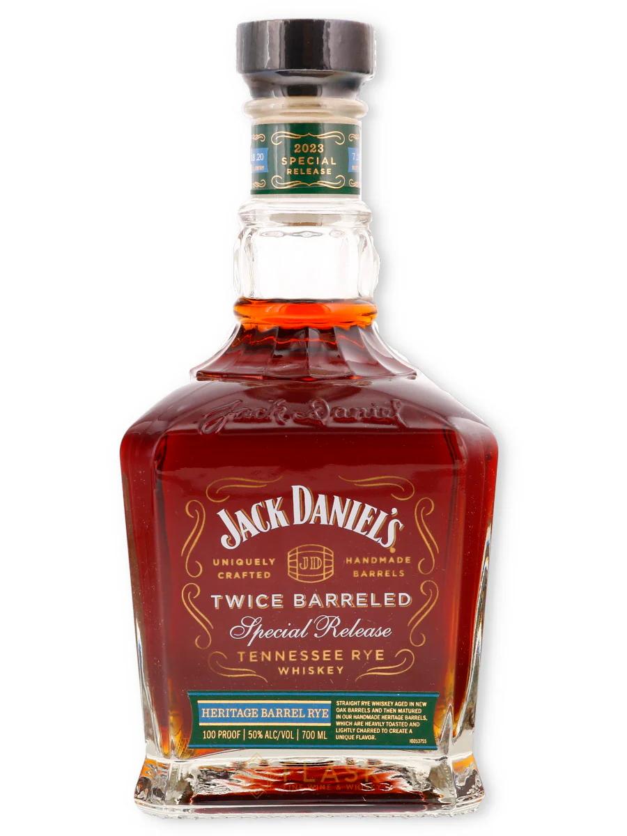 Jack Daniels Twice Barreled Heritage Barrel Rye 2023 Special Release