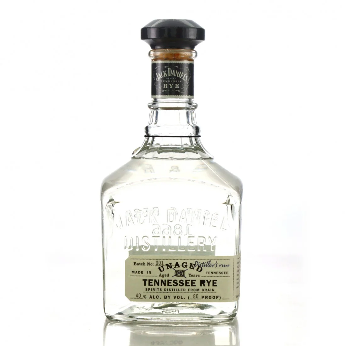 Jack Daniels Unaged Tennessee Rye Batch #1
