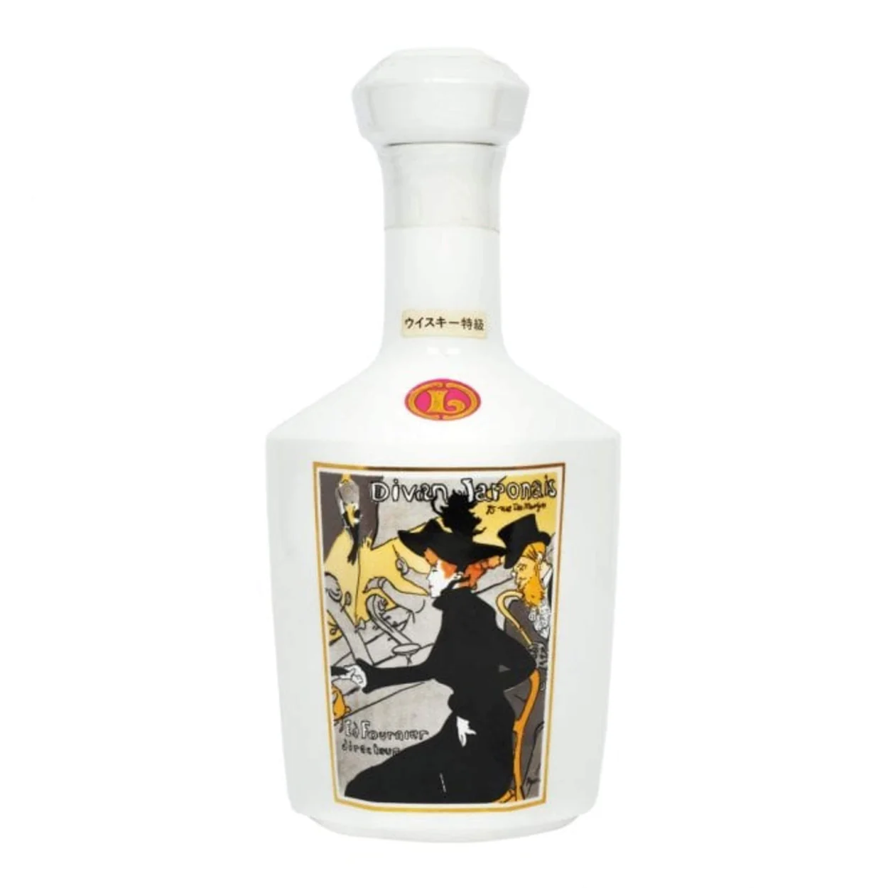 Super Nikka Toulouse-Lautrec Ceramic Decanter 50cl - Image 2