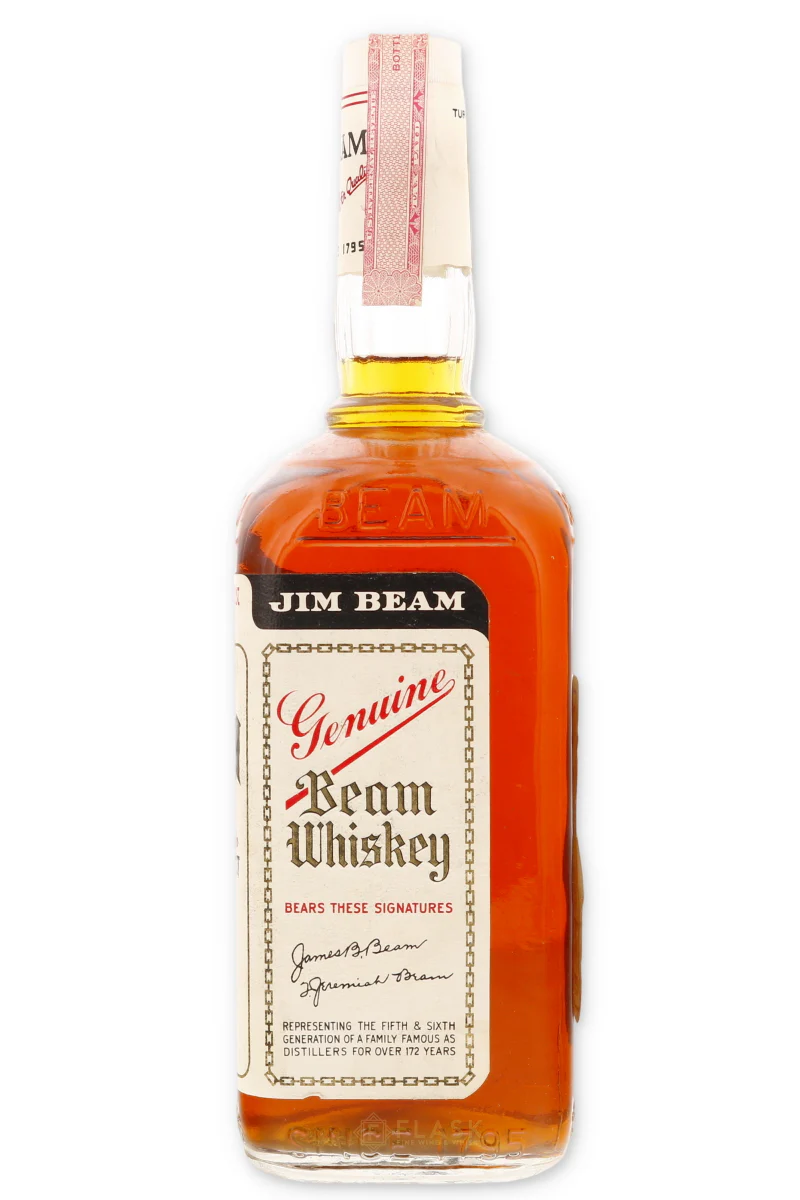 Jim Beam Vintage White Label Bourbon 1960s 4/5 Quart - Image 4