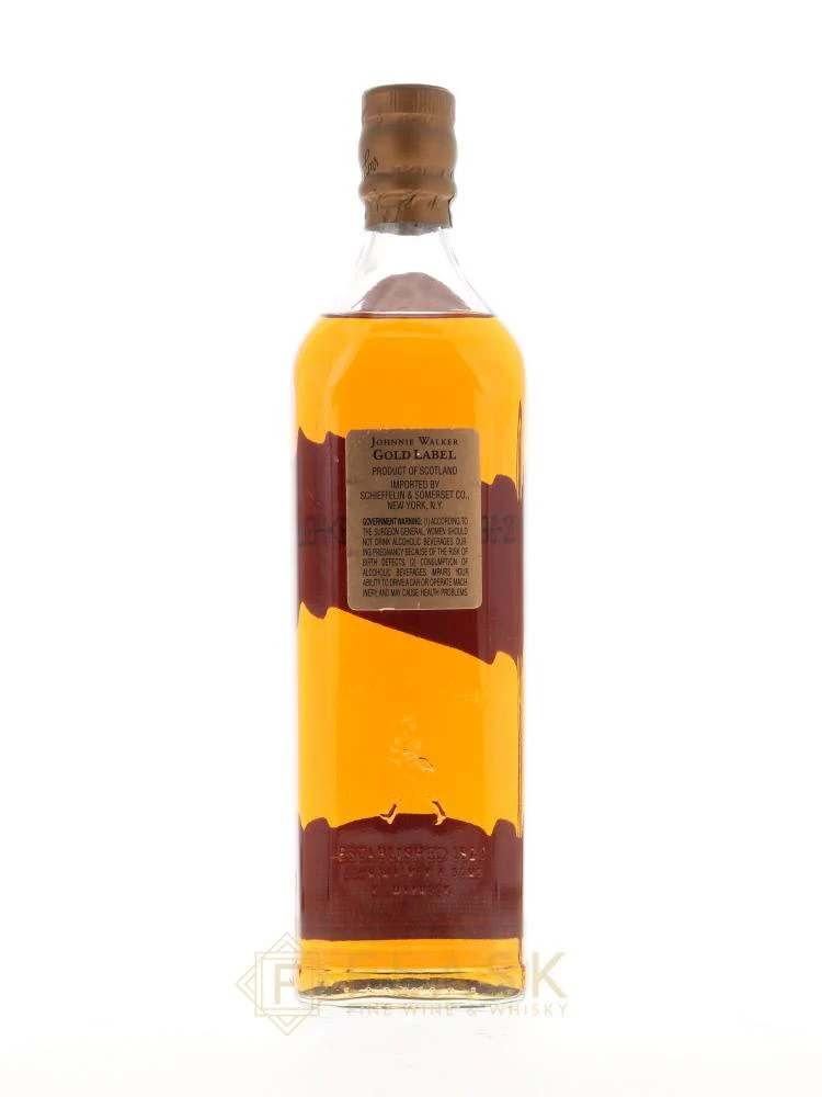 Johnnie Walker Gold Label 18 Year Old 1 Litre 1990s - Image 2