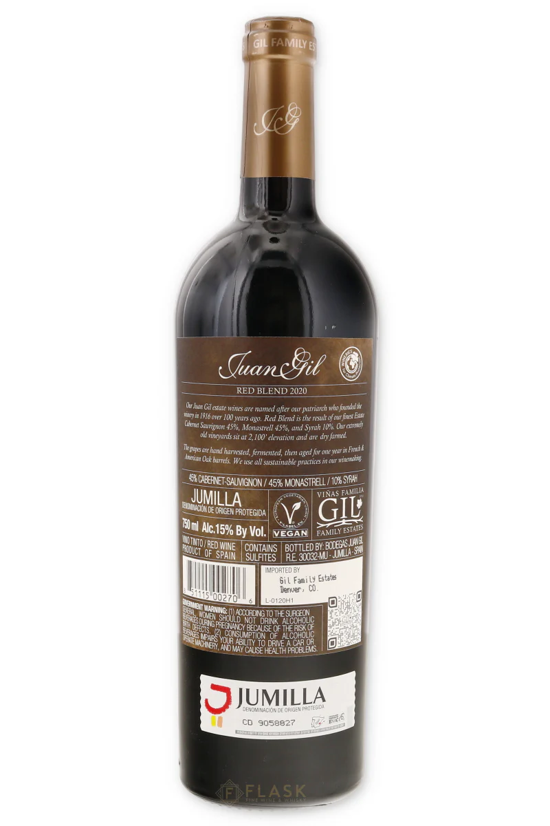 Juan Gil Red Blend Jumilla 2020 - Image 2