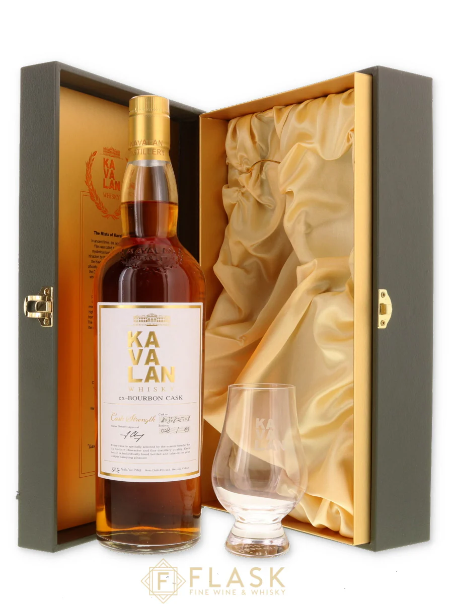 Kavalan "Solist" ex-Bourbon Single Cask Gift Box Set, Cask Strength Distilled 2008