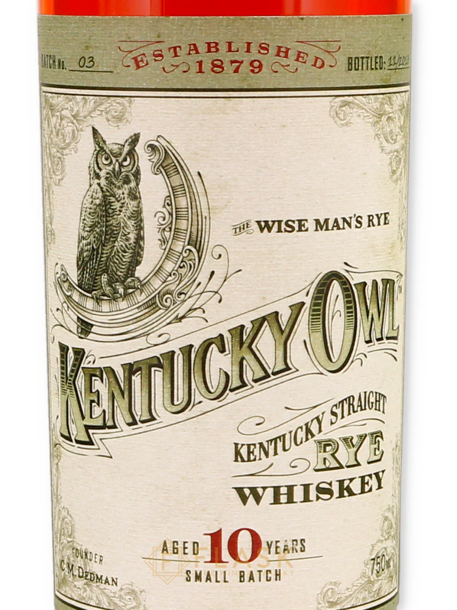 Kentucky Owl Straight Rye Whiskey Batch 3 - Image 2