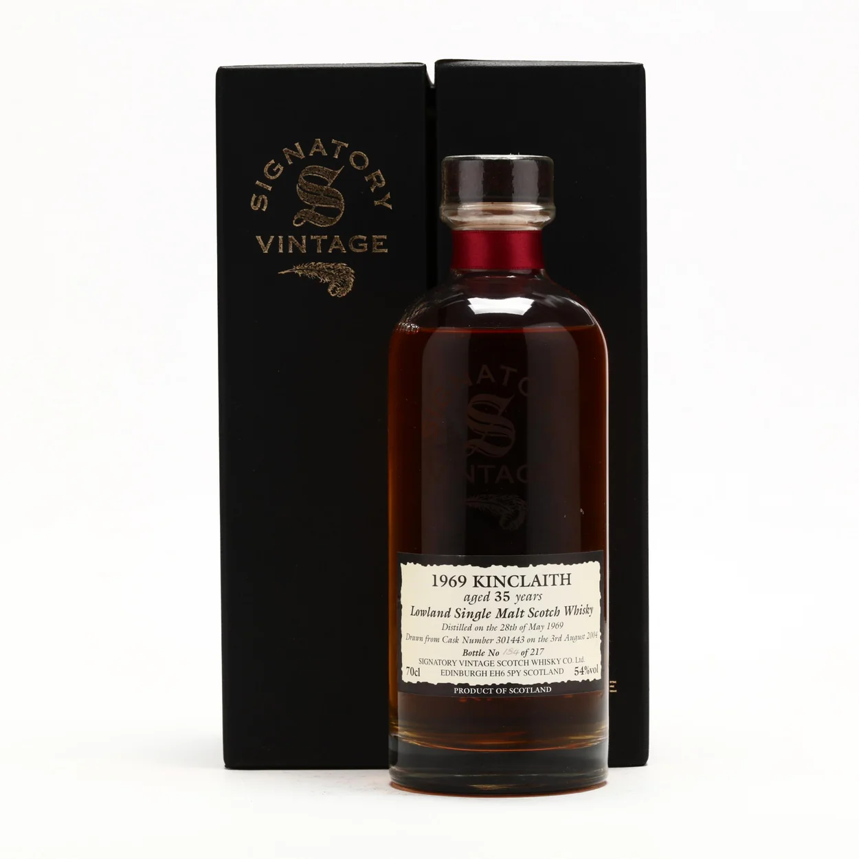 Kinclaith 35 Year Old 1969 Single Malt Signatory Single Cask #301443