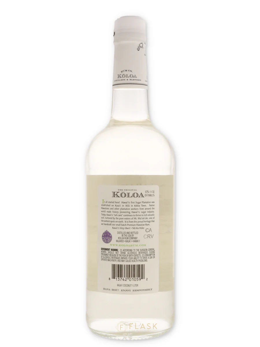 Koloa Kauai Coconut Rum 1 Liter - Image 2