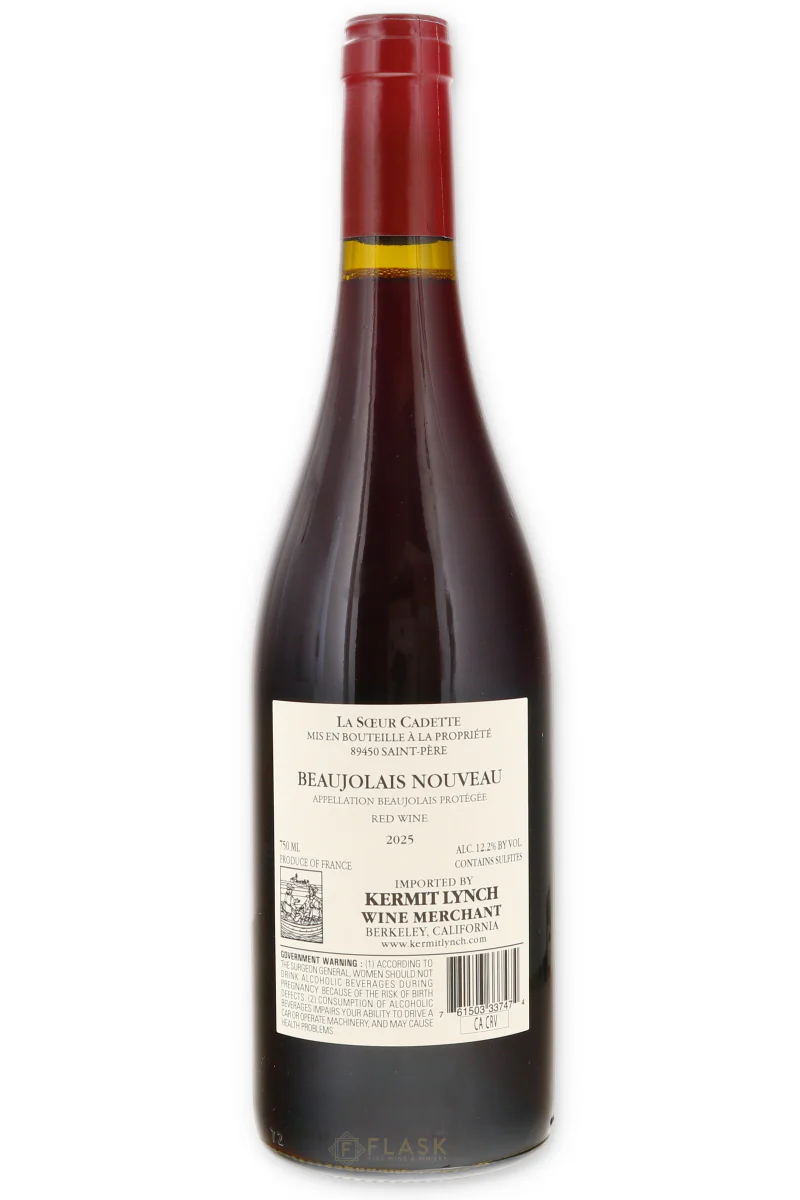La Soeur Cadette Beaujolais Nouveau 2025 - Image 2