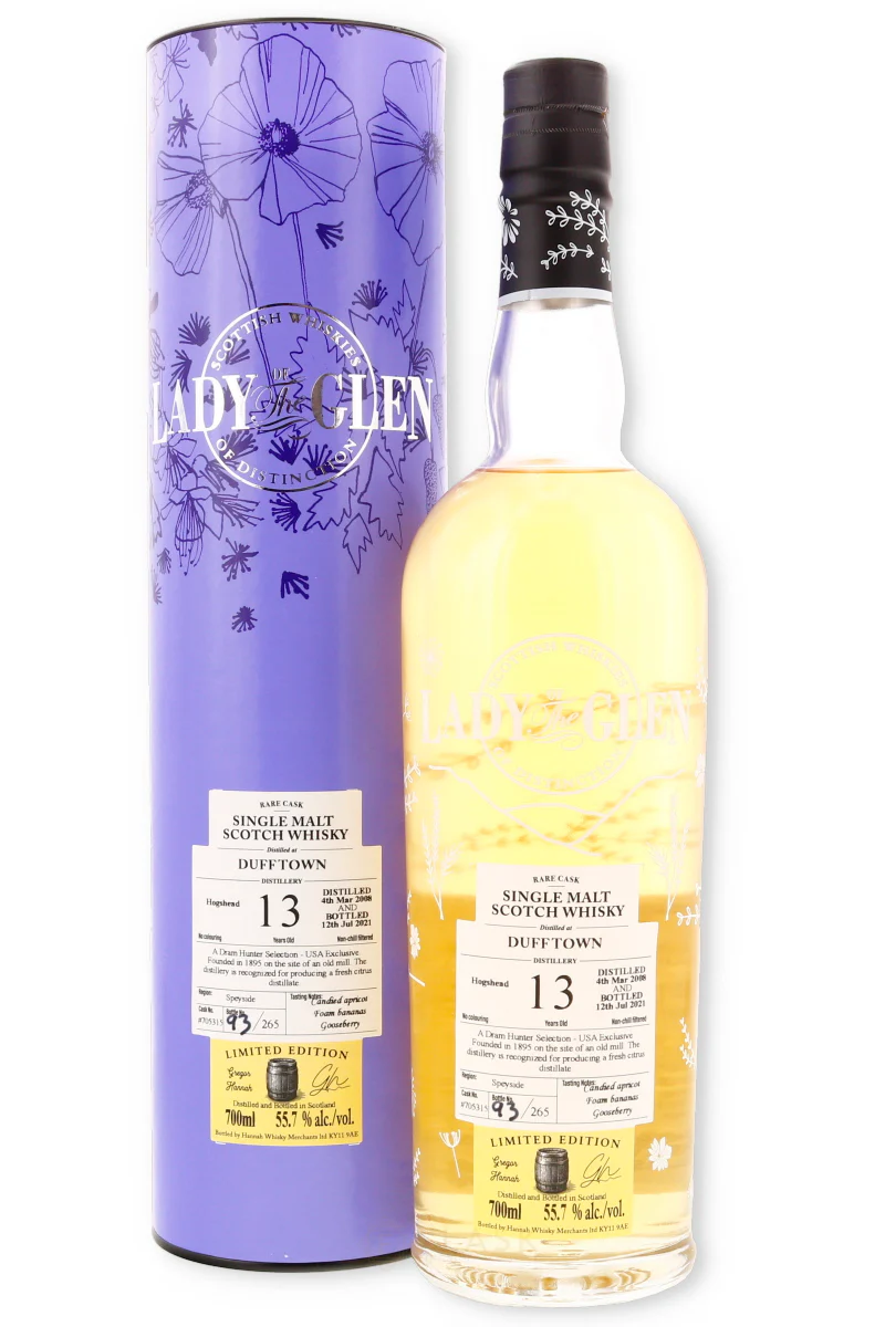 Lady of the Glen Hannah 2008 Dufftown 111.4 proof 700ml