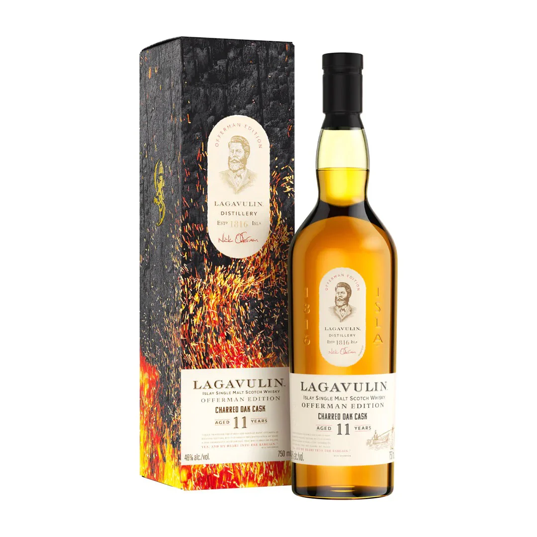 Lagavulin 11 Year Old Offerman Edition Charred Oak Cask Single Malt Scotch Whisky
