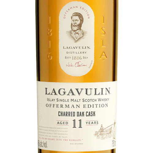 Lagavulin 11 Year Old Offerman Edition Charred Oak Cask Single Malt Scotch Whisky - Image 2