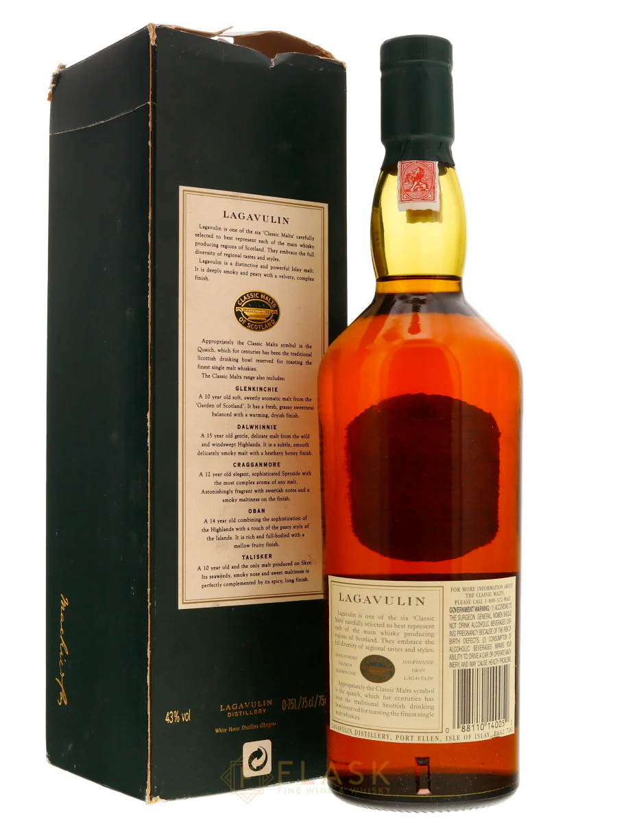 Lagavulin 16 Year Old White Horse 1990s / Schieffelin & Somerset Import - Image 2