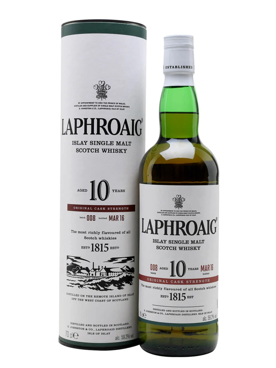 Laphroaig 10 Year Old Cask Strength 2016 Batch 8
