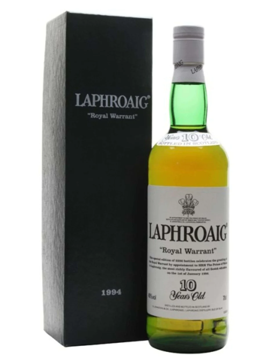 Laphroaig Royal Warrant 10 Year Old Single Malt Scotch Whisky