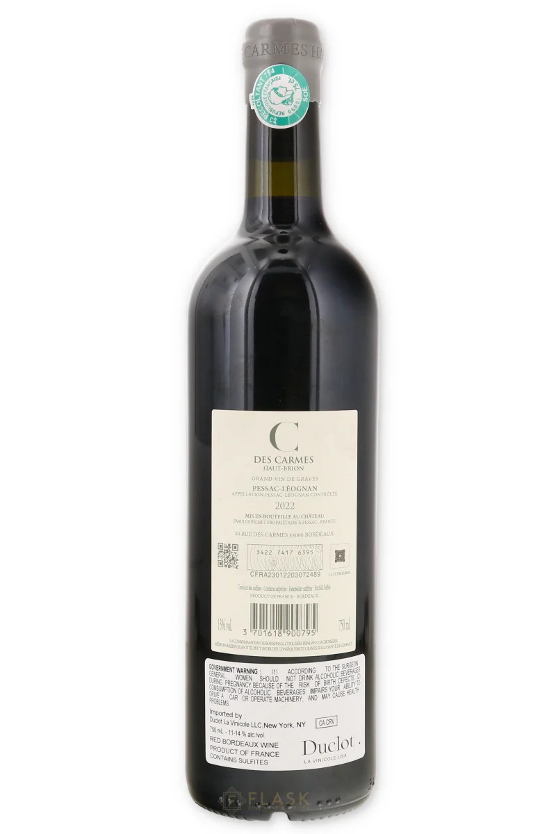 Le C Des Carmes Haut Brion Pessac Leognan 2022 - Image 2