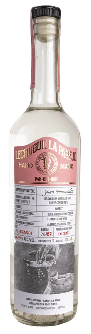 Lechuguilla Parejo Sotol Wheeleri & Agave Cenizo de Juan Fernandez 750ml