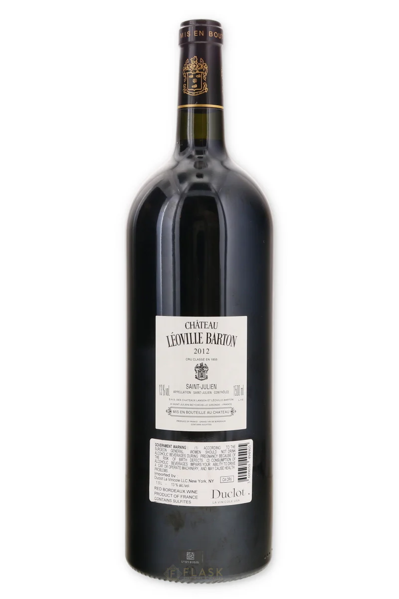 Leoville Barton Saint Julien 2012 1.5 Liter / Magnum - Image 3