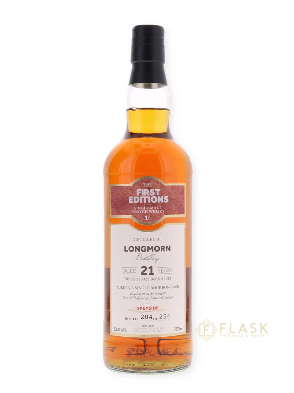 Longmorn 21 Year Old 1992 The First Editions Single Cask 52.5%