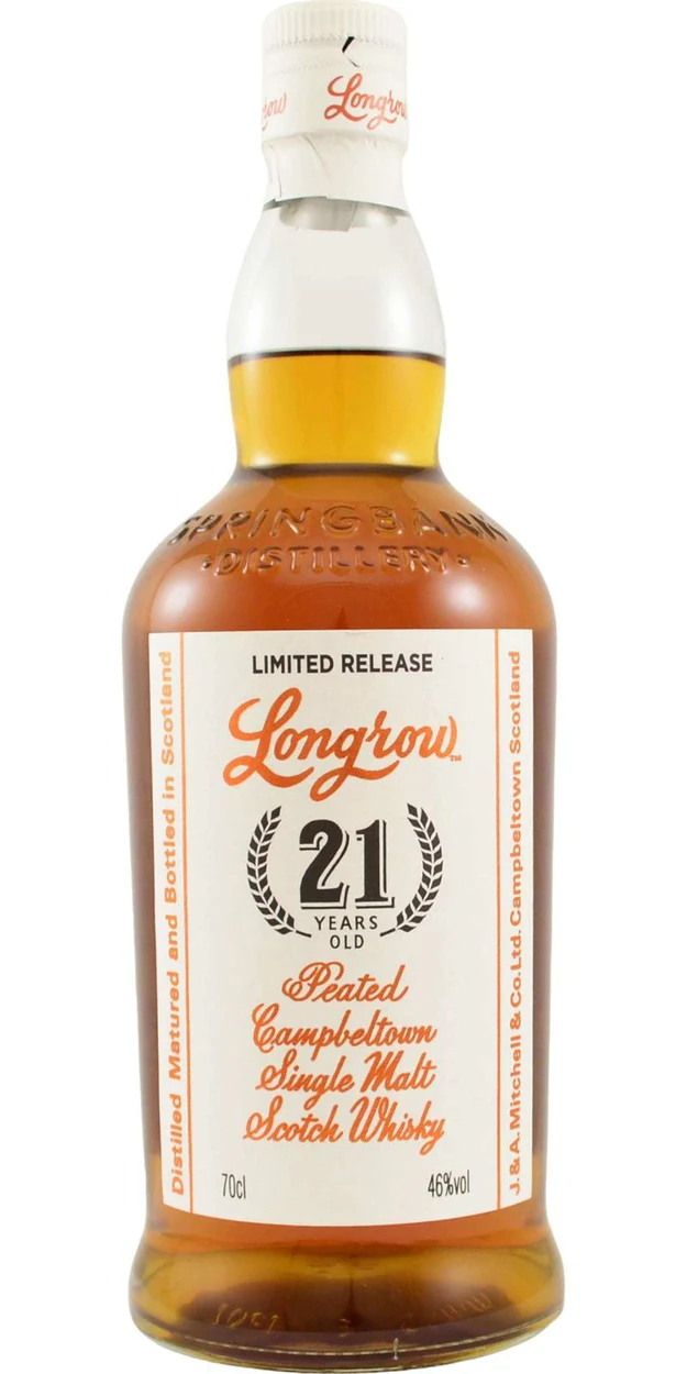 Longrow 21 Year Old Single Cask Fresh Rum Barrel 750ml