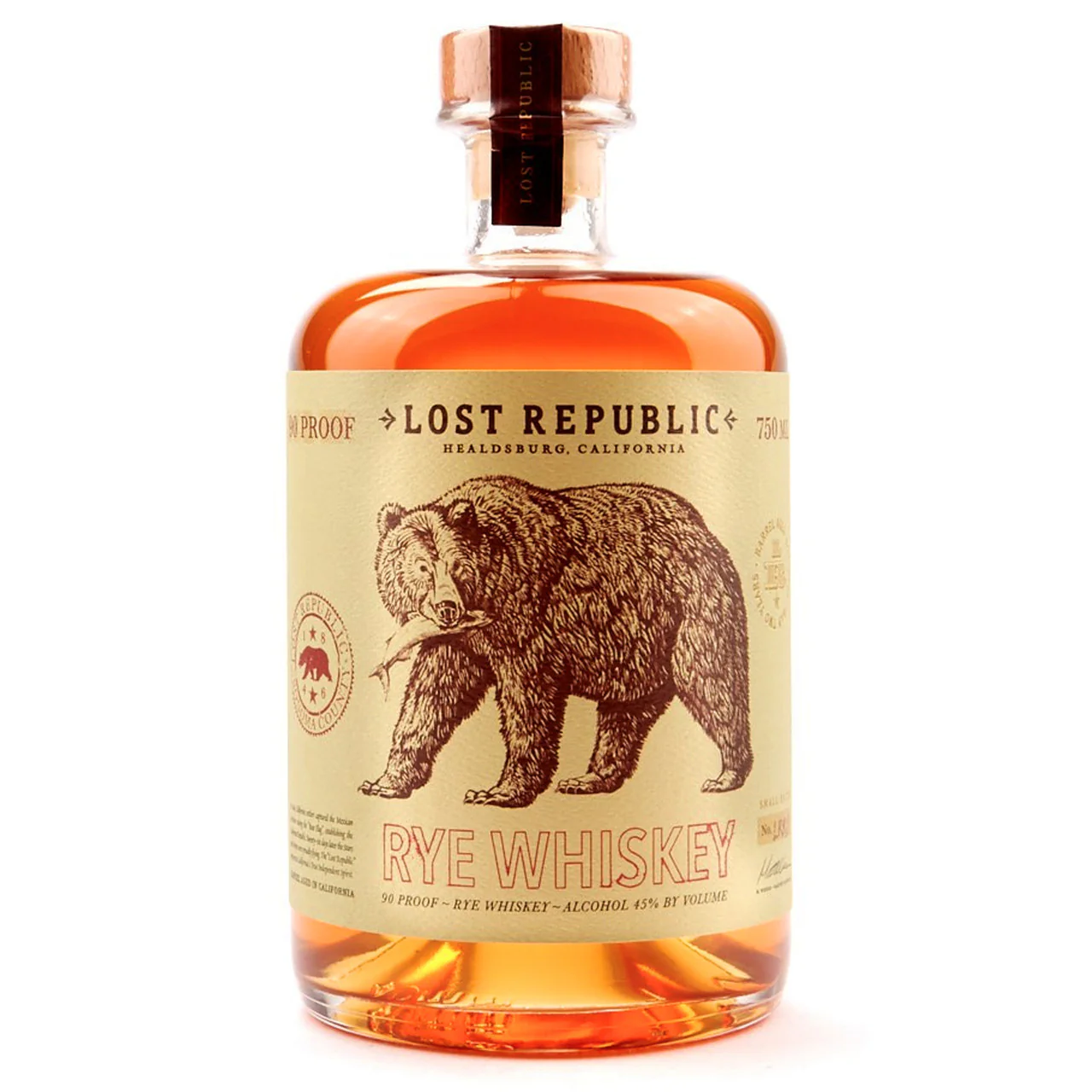 Lost Republic Rye Whiskey 750 ml