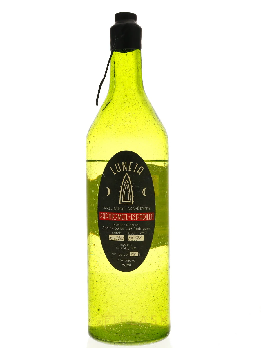 Luneta Small Batch Agave Spirits Papalometl con Espadilla 750ml