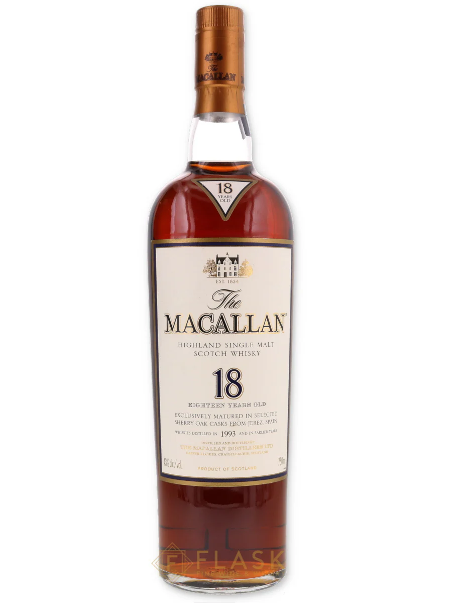 Macallan 18 Year Old 1993 [Bottle Only]