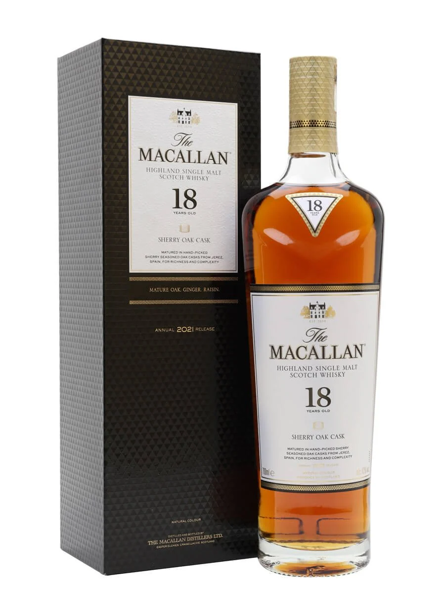 Macallan 18 Year Old Sherry Oak 2021 [With Box]