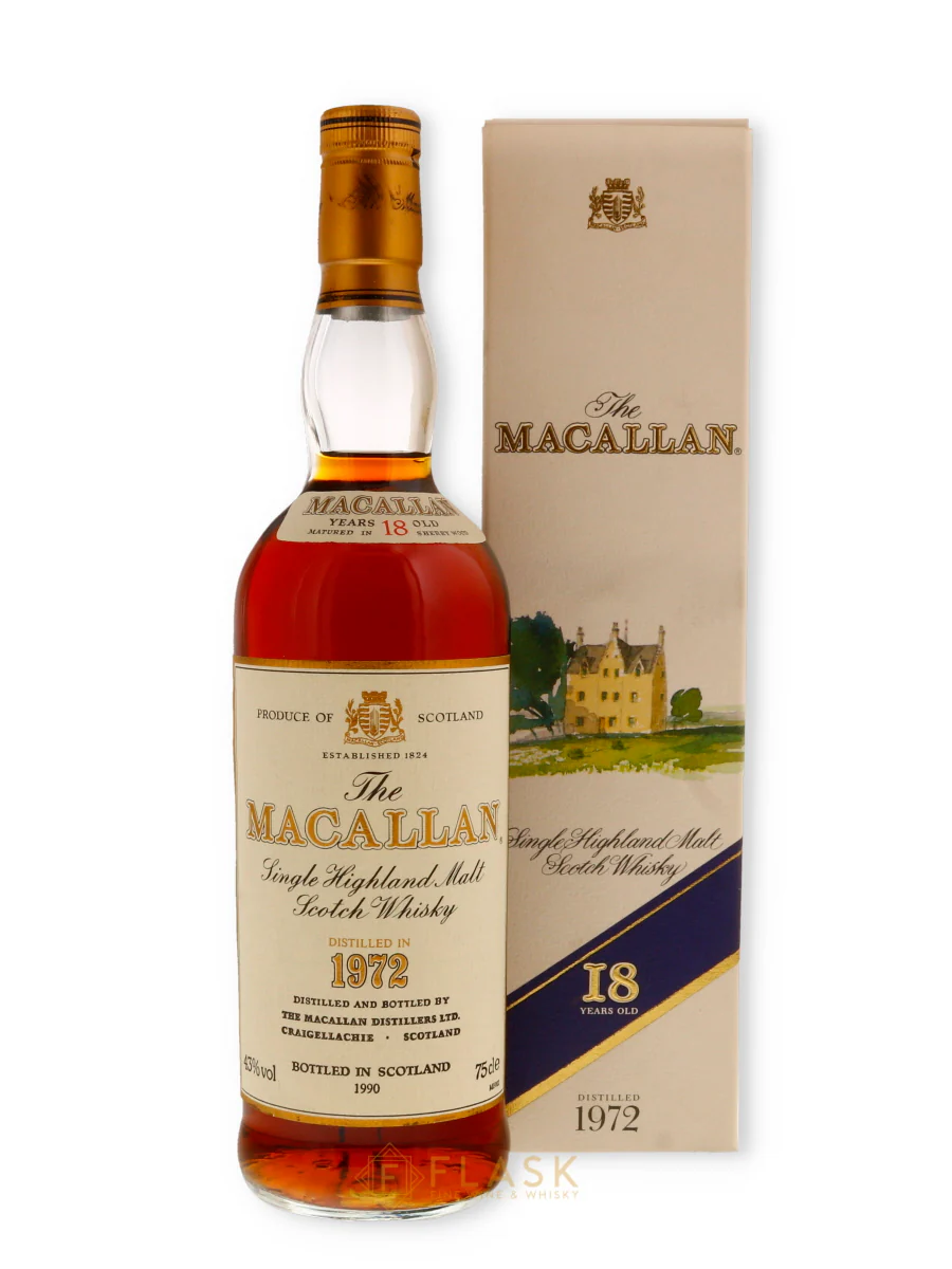 Macallan 18 Year Old Sherry Cask Single Malt 1972