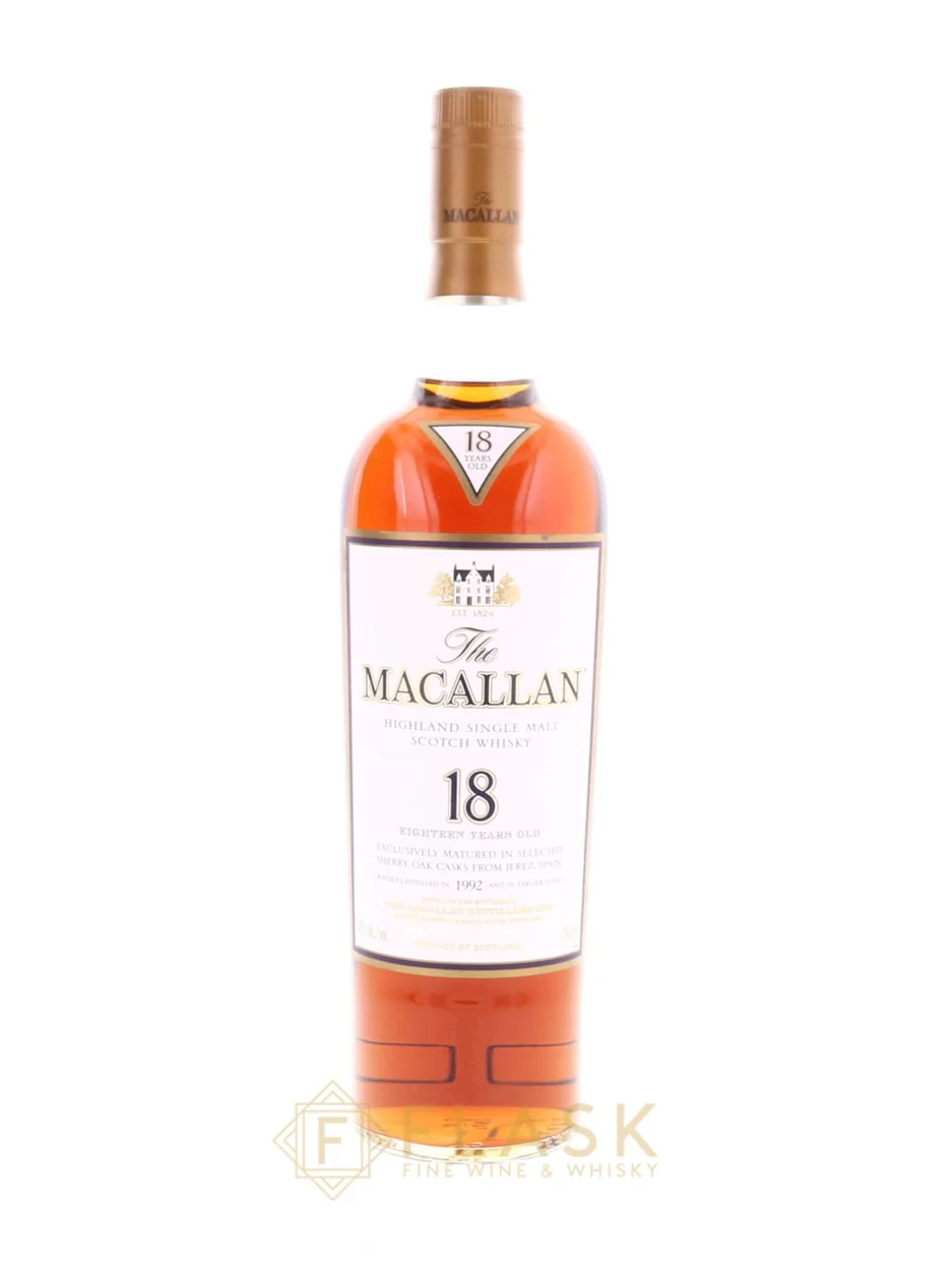 Macallan 18 Year Old Single Malt 1992 Original Box - Image 2