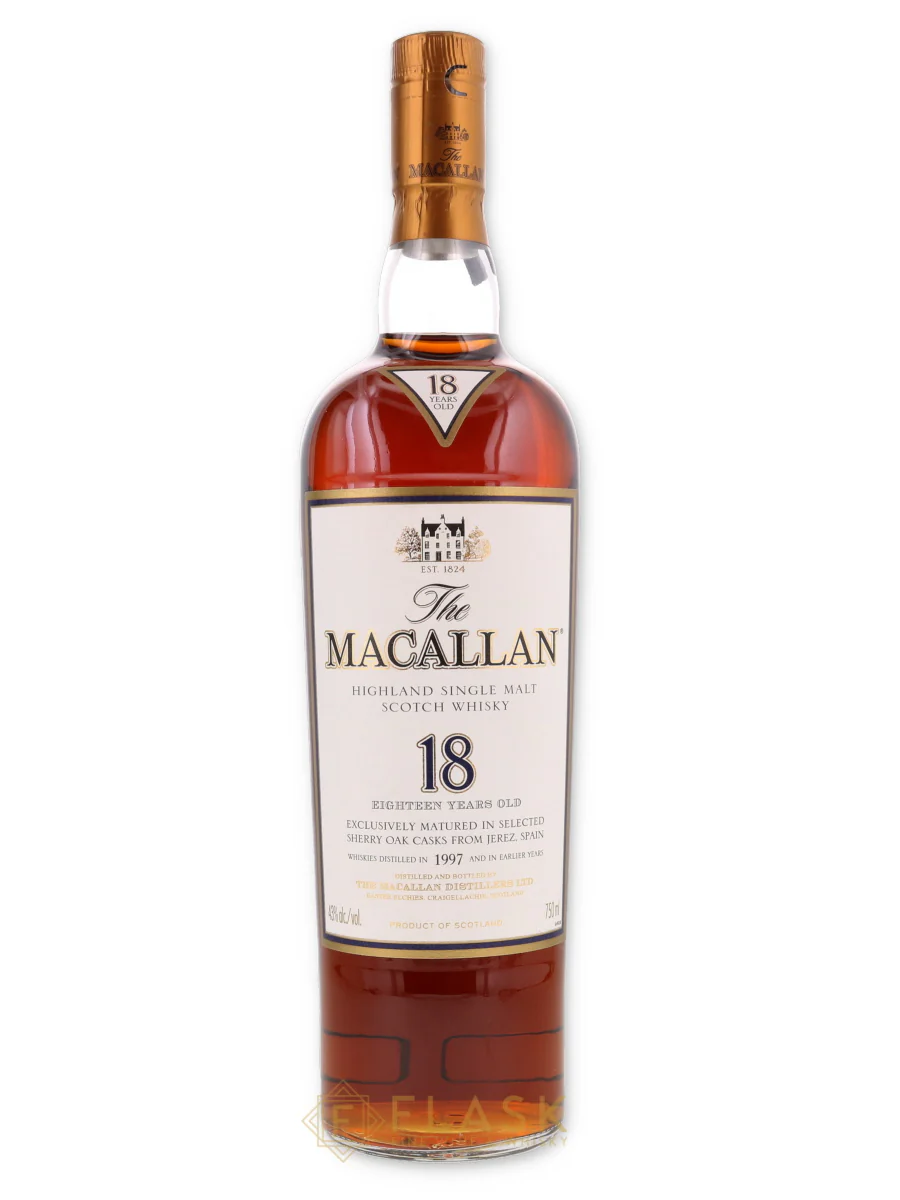 Macallan 18 Year Old Single Malt 1997 [Bottle Only]