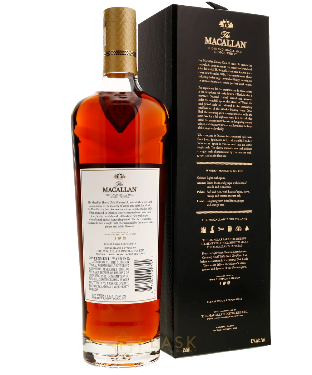 Macallan 18 Year Sherry Oak 2022 [With Box] - Image 2