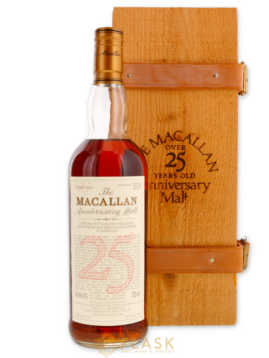 Macallan Anniversary Malt 25 Year Old 1972