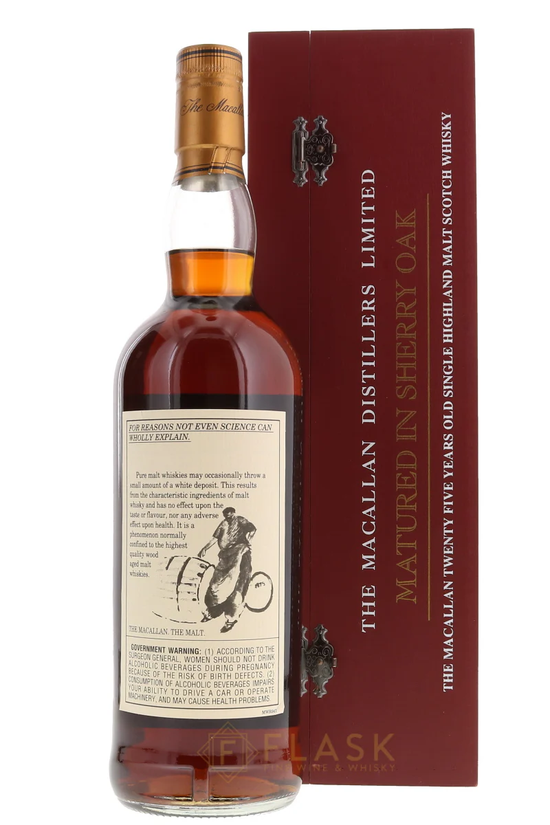 Macallan 25 Year Old Anniversary Malt Early 2000s Red Box 750ml - Image 2