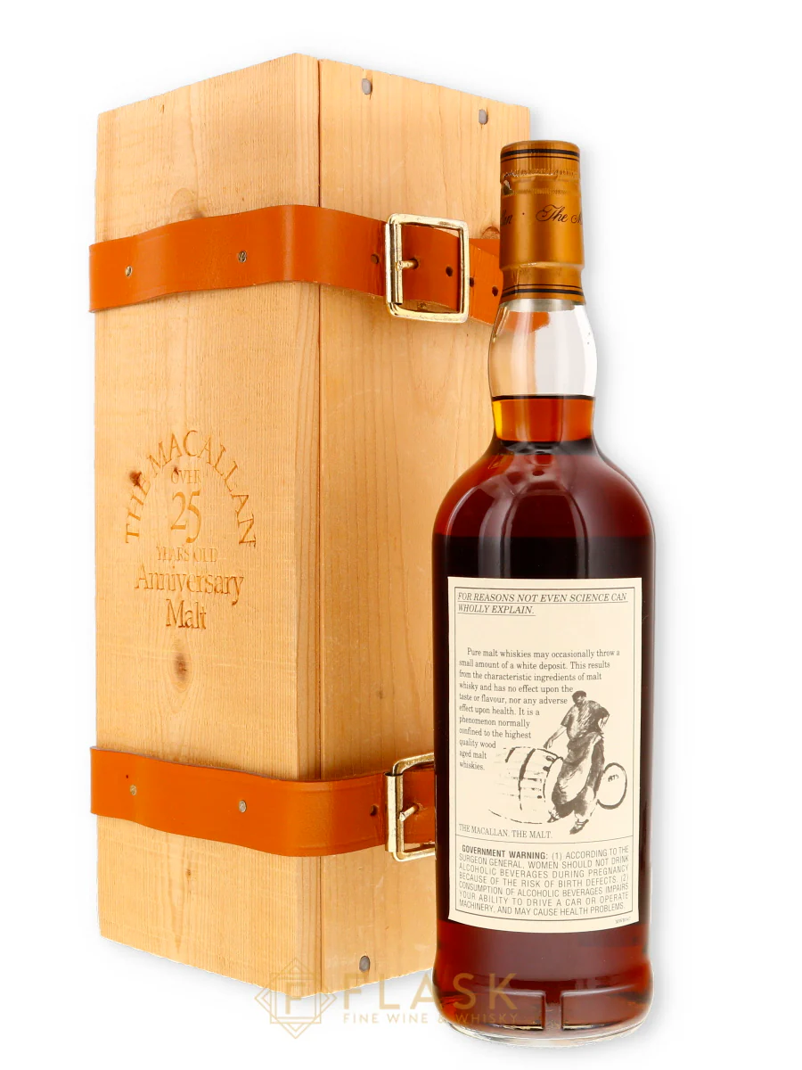 Macallan 25 Year Old Anniversary Malt Early 2000s Wood Box 750ml - Image 2