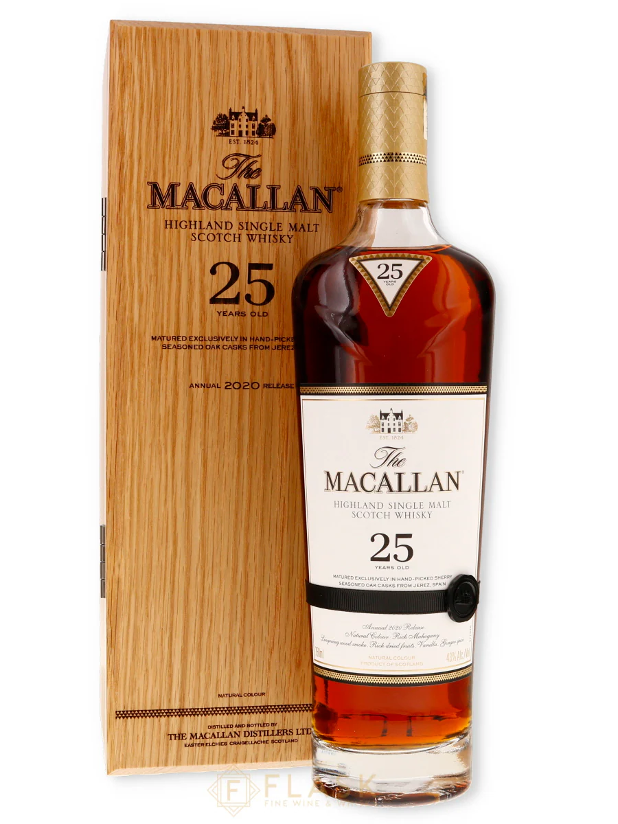 Macallan 25 Year Old Sherry Oak 2020 Release