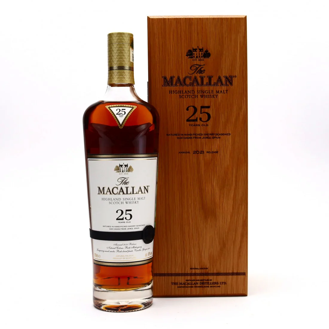 Macallan 25 Year Old Sherry Oak 2021 Release