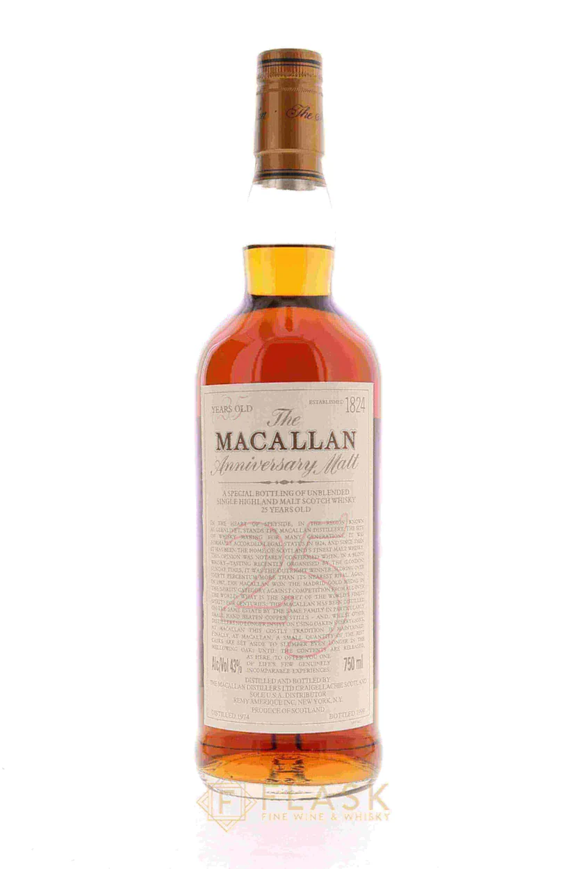 Macallan Anniversary Malt 25 Year Old 1974 750ml - Image 2