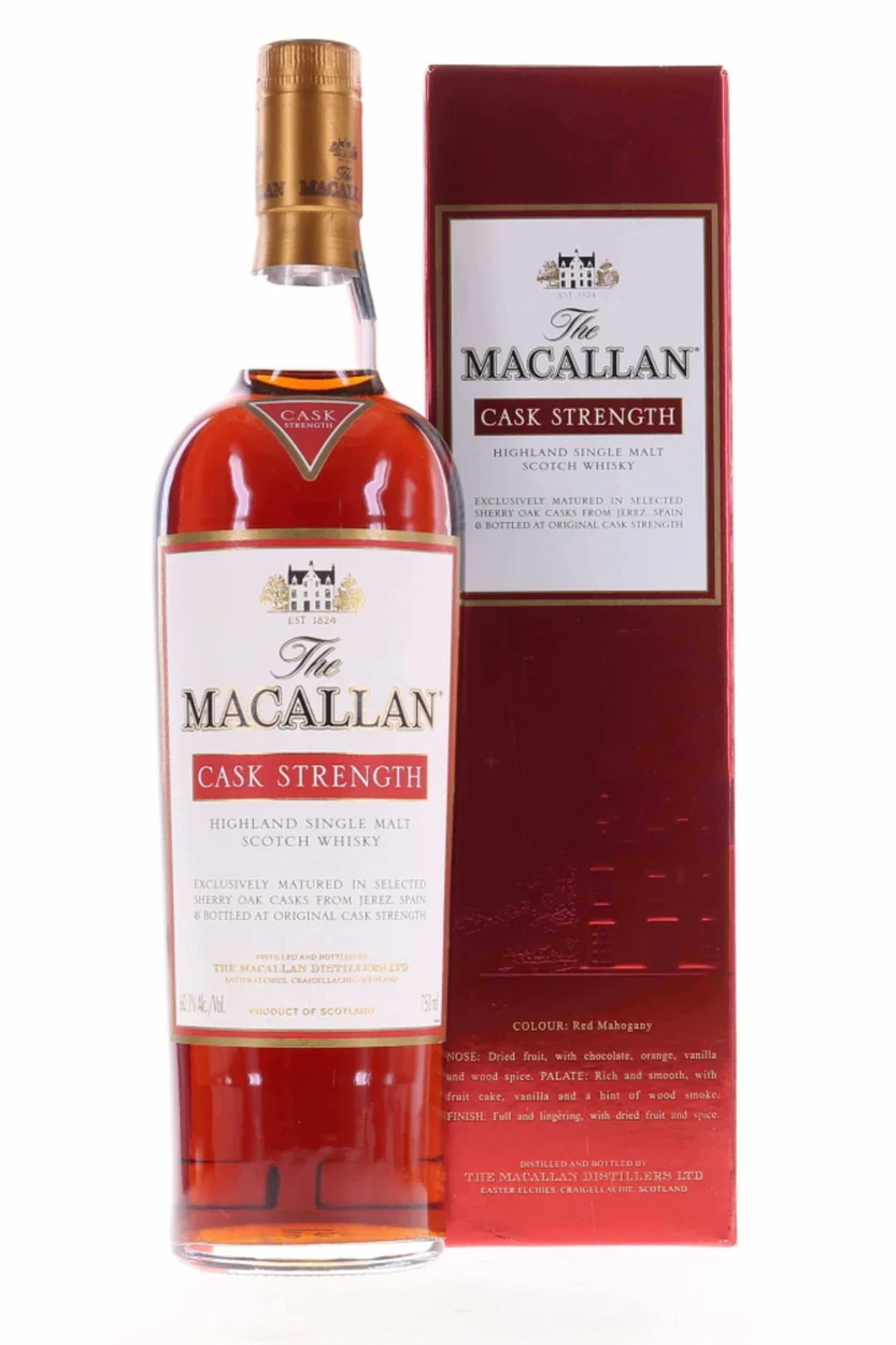 Macallan Cask Strength 60.1%  Single Malt Scotch Whisky