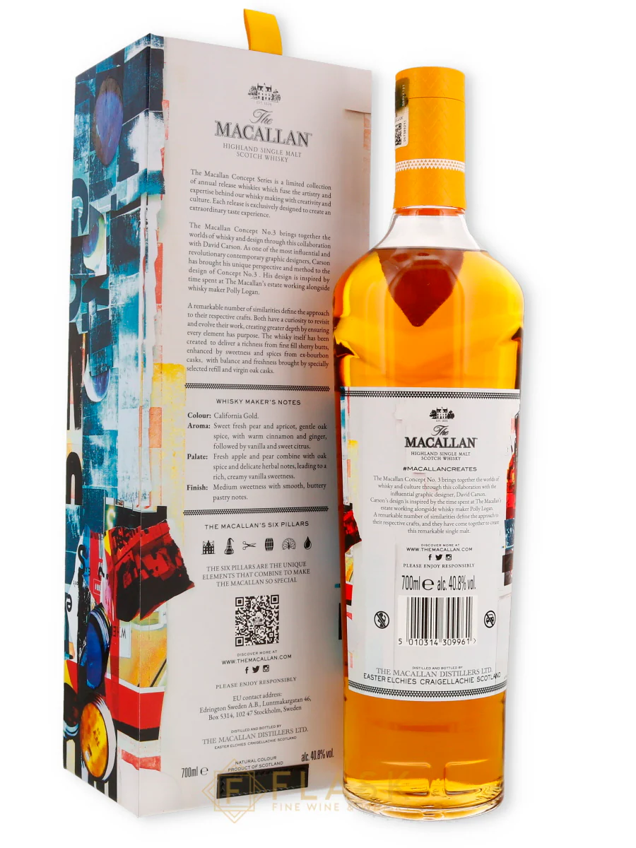 Macallan Concept Number 3 David Carson Single Malt - Image 2