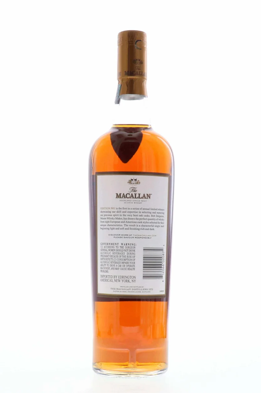 Macallan Edition No. 1 750ml - Image 3