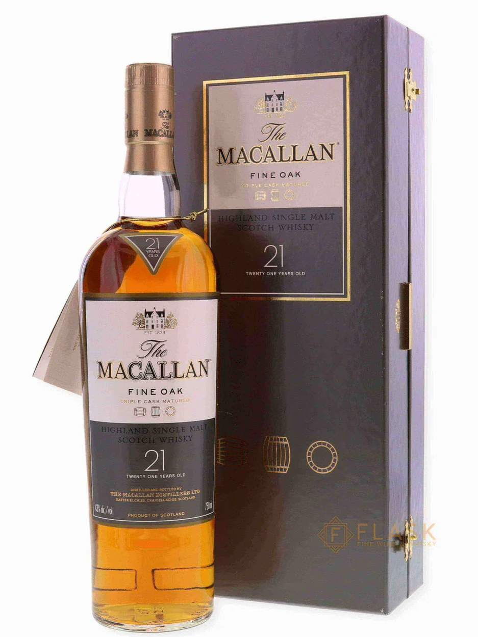 Macallan Fine Oak 21 Year Original Box