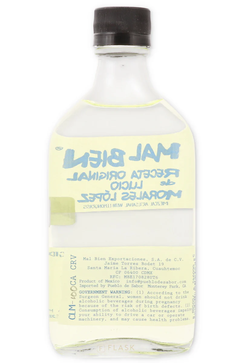 Mal Bien Zacate Limon de Lucio Morales Lopez 200ml - Image 2