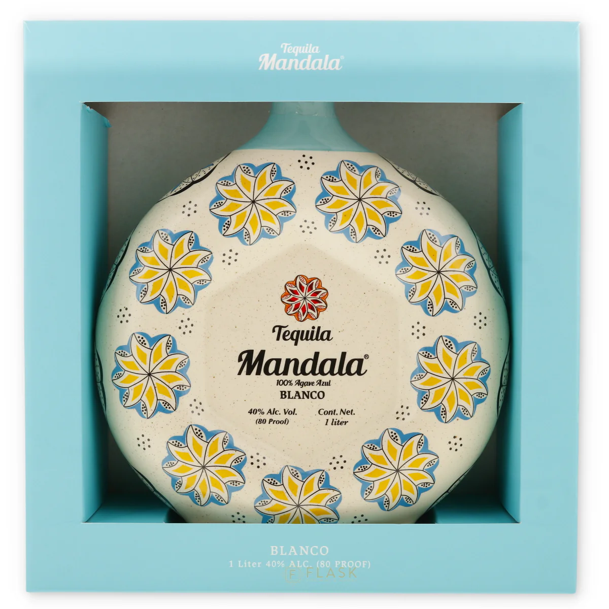 Mandala Tequila Blanco Ceramic 1 Liter