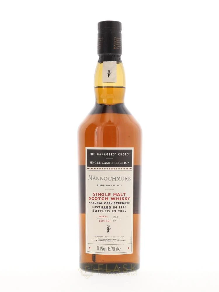 Mannochmore 1998 Managers Choice Sherry Cask Strength #6582 Single Malt Scotch