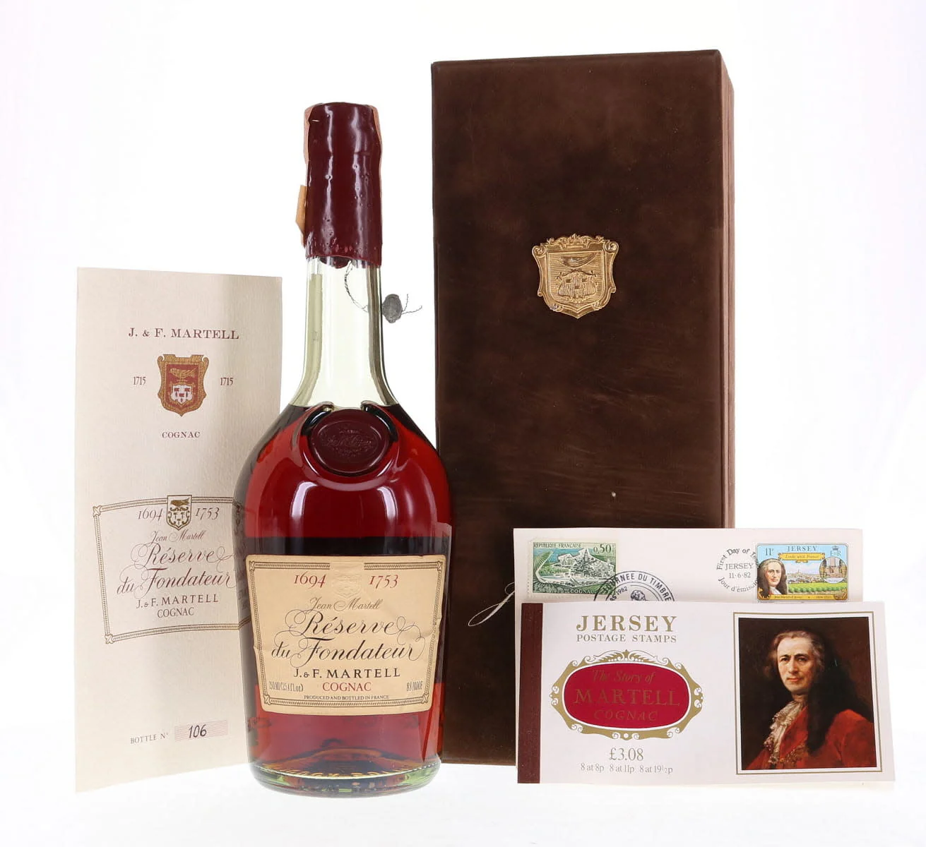 Martell Reserve du Fondateur Cognac 1982 Original Box / Full Set