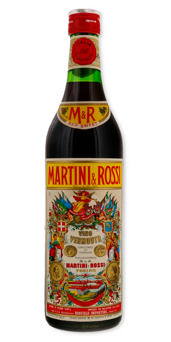 Martini & Rossi Red Sweet Vermouth Vintage 1970s