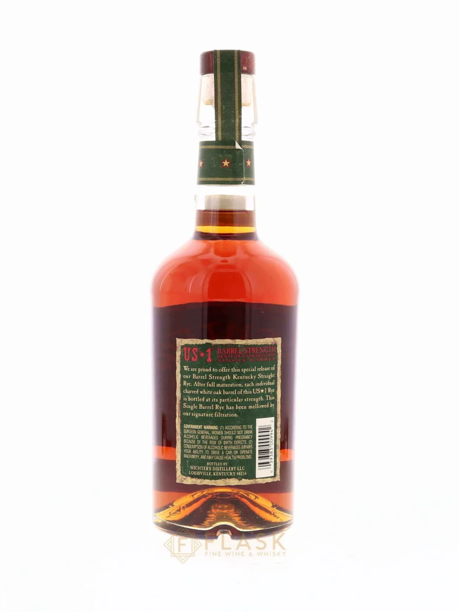Michters Barrel Strength Rye 2016 - Image 2