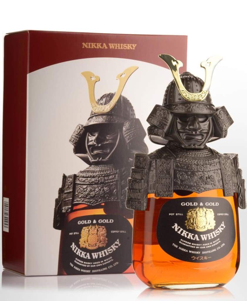 Nikka Gold Metallic Samurai Japanese Whisky