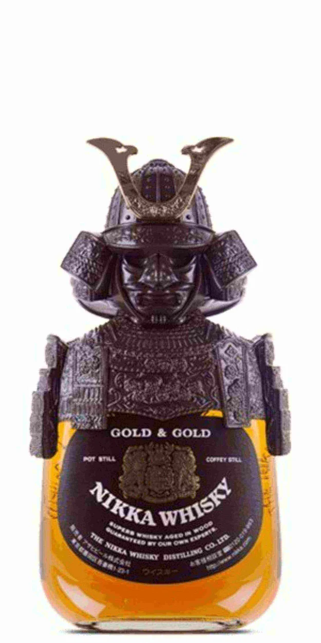 Nikka Gold Metallic Samurai Japanese Whisky - Image 2