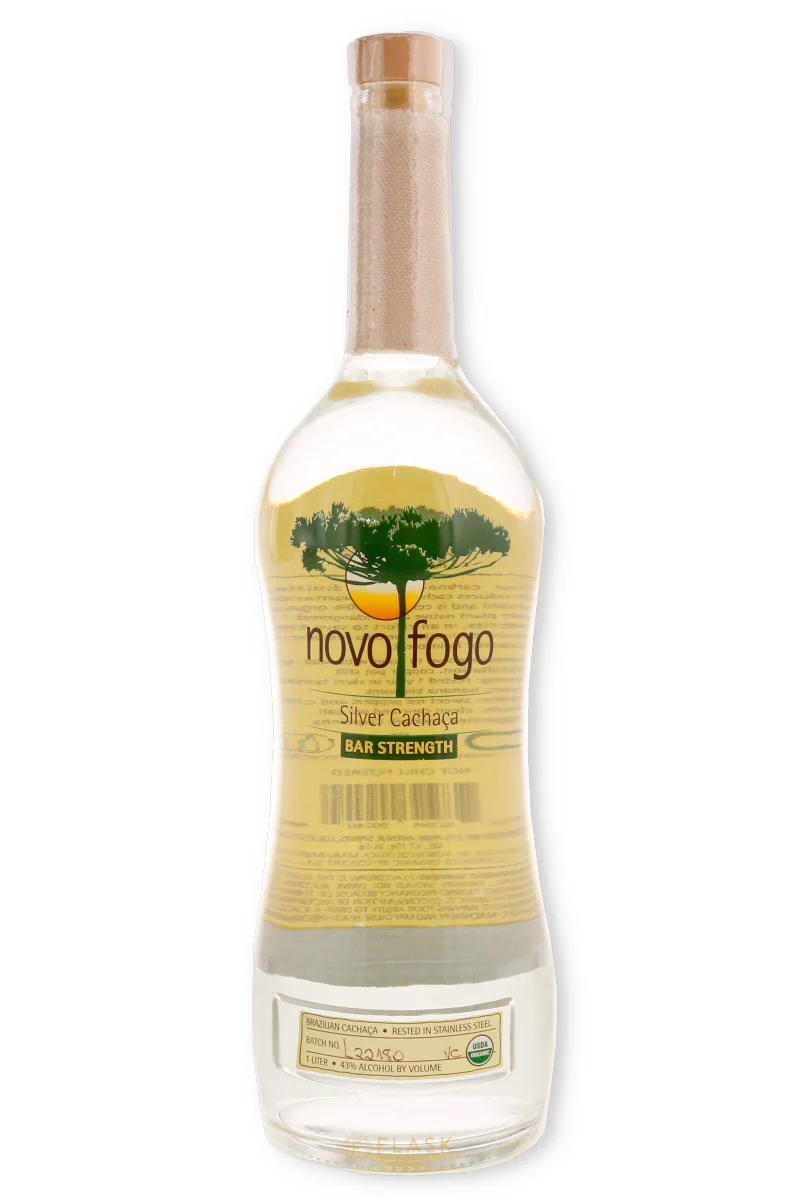 Novo Fogo Silver Cachaca Bar Strength 1 Liter