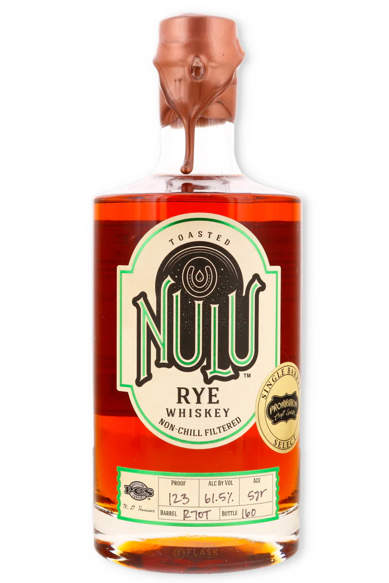 Nulu Private Single Barrel Toasted Rye Whiskey #R70T